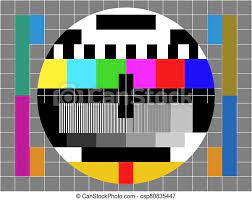 The test cards were for testing of equipment throughout the full chain of transmission. Tv Colour Bars Test Card Screen Smpte Television Color Test Calibration Bars Test Card Smpte Color Bars Graphic For Canstock