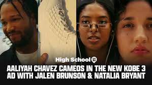 New Kobe 3 Ad Features A Cameo from Aaliyah Chavez