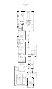 Modern house plans, floor plans & designs. The Ardross Four Bed Narrow Home Design Single Storey House Plans Narrow House Designs Narrow House Plans