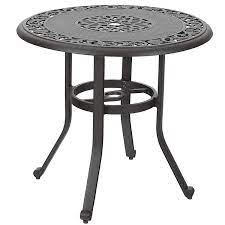 Get the best patio table with umbrella hole following our suggestions and buying tips right in this post. Mfstudio 32 Outdoor Furniture Patio Bistro Table Dining Coffee Tea Small Round Side End Tables For Garden Backyard Cast Aluminum With 1 97 Umbrella Hole Dark Brown Buy Online In Antigua And Barbuda