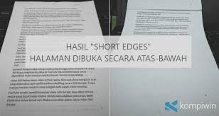 Karena agar lebih jelas hasilnya nanti menjadi sebuah buku. Cara Cetak Print Dokumen Bolak Balik Seperti Buku