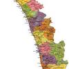The district map of kerala as given here highlights the main districts and important places. 1