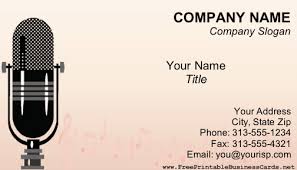 Music Business Card