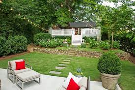 Backyards Terraced For Entertaining Backyard Backyard Renovations Terraced Backyard