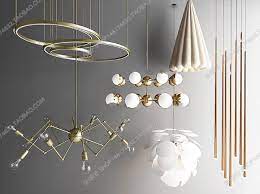 Free Model 3d Ceiling Light 1 File 3dsmax Ceiling Lights Light 3d Max Interior