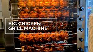 Add the egg, bread crumbs, and seasonings to taste. Big Chicken Grill Machine Best Grilled Chicken Germany Youtube