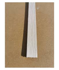 In most cases, trims and moldings are made to match the laminate flooring you've selected. Stowe Oak Floor Edge Trim 10 X 2m Lengths Adhesive Bridge Gap Between Floor And Skirting