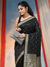 Buy Timeless Black Sarees for Women Online