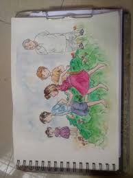 Outdoor play is a big part of healthy growth, learning, development and wellbeing for your child. Children Playing In Park Elementary Drawing Elementary Art Drawing For Kids