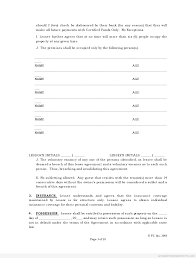 Free Standard Lease Agreement Standard Rental Agreement Lease Agreement Free Printable Lease Agreement Real Estate Forms