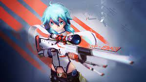 Sinon Awp Asiimov Kennys Sword Art Sword Art Online Kirito Sword Art Online