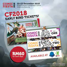 Looking for tickets for 'early bird'? Comic Fiesta Cf Early Bird Ticket Day 1 And Day 2 Shopee Malaysia