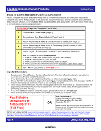 Track status of a claim on the asurion website. Fax T Mobile Documents To 1 866 502 3171 Toll Free Or
