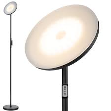 For this dream master bedroom decor idea, we used minimal lines for a modern style, warm neutral colours for a. Floor Lamp 30w 2400lm Sky Led Modern Torchiere 3 Color Temperatures Super Bright Floor Lamps Tall Standing Pole Light With Remote Touch Control For Living Room Bed Room Office Black Buy Online In Guernsey At Guernsey Desertcart Com Productid