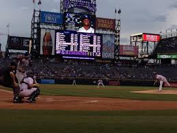 Coors Field Section Coors Clubhouse B Row 1 Seat 4