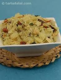 Papad Poha Recipe Diwali Jar Snack Quick Gujarati Papad Poha Chivda Recipe Poha Recipe Quick Recipes Snacks Recipes