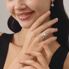 DR HEART Heart Shaped Halo Pavé Engagement Ring