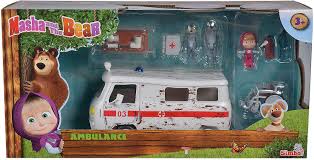 Libera la fantasia e aiuta la bambina a cambiare il colore delle. Masha E Orso Ambulanza Playset 9309863 Bambole E Accessori Il Capriccio Giocattoli Store