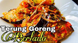 Gorengkan peria ke dalam minyak masak. Terung Goreng Berlado Ikan Bilis Sedap Youtube