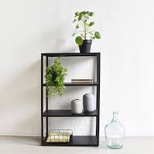 Etagere A Poser Metal Bricklane Noir Mat L 101 X H 17 X P 100 Cm Bibliotheque Metal Noir Mat Metal Noir