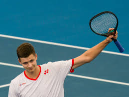 If only every press conference were this easy, eh @huberthurkacz? Atp Cup Hubert Hurkacz Stuns World Number Four Dominic Thiem Sportstar