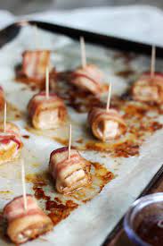 By raymond spencer this pork loin recipe you gonna try,it combine french onion dip and dry onion soup mix and. Slow Smoked Mesquite Bacon Wrapped Pork Bites Gluesticks Blog