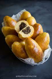 Pang Susi Eurasian Sweet Potato Buns With Meat Filling Roti Baso
