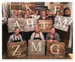 DIY Wood Signs | Design with Wine and Paint at Board and Brush