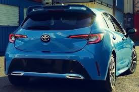 A sporty hatchback with a corolla's practicality; Pure Toyota Corolla Hatchback 2019 Factory Style Fiberglass Rear Roof Spoiler
