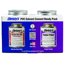 Check spelling or type a new query. Christy S 8 Oz Pvc Red Hot Blue Glue And Purple Primer Handy Pack Rh Rhbv Hdypk H The Home Depot