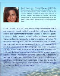 testo di come uno su mille ft. La Quarta Di Copertina Del Libro L Uno Su Mille Sono Io Facebook