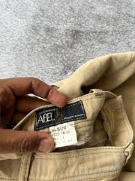 Abel carpenter pants warna coklat