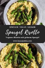 Veganes Spargel Risotto Rezept In 2020 Risotto Rezepte Spargel Zubereiten