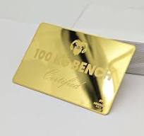 Wholesale NFC Stainless Steel with Golden/Silver Brushed/Metal Business  Cards