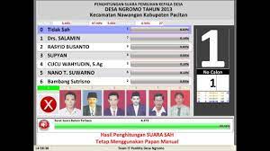 Software Aplikasi Pemilihan Kepala Desa (PILKADES) - YouTube