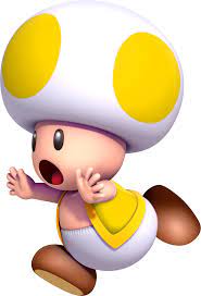 Yellow Toad Super Mario Art Toad Mario Kart Mario Bros