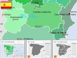 Spain map icons and vector packs for photoshop, adobe illustrator, figma and websites. Spain Map Region Powerpoint Editable Vector Map