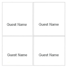 I then went into word to print the tent cards. Microsoft Word Small Tent Card Template Cards Design Templates