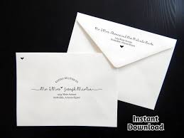 Wedding Envelope Template Printable Envelope Address Etsy Envelope Template Printable Envelope Addressing Template Wedding Invitation Envelopes
