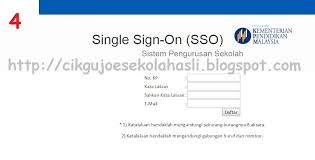 1.5 maklumat penting bagi penggunaan sso. Sso Sistem Pengurusan Sekolah