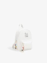 Modalite Net Zara Mini Sac A Dos Blanc En Vinyle Transparent 11009006 I2019