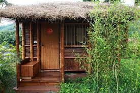 bamboo house holiday accommodation nantou taiwan 南投 竹屋部落民宿 house styles travel bamboo