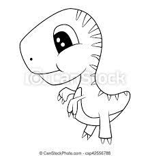 Check spelling or type a new query. Illustration Of Cute Black And White Cartoon Of Baby T Rex Dinosaur Jpeg Format Canstock