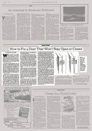 Does your door close on your leg? How To Fix A Door That Won T Stay Open Or Closed The New York Times