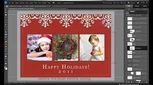 I am sure you will came up with some interesting and creative christmas cards. How To Make Free Holiday Christmas Card Edits In Photoshop And Elements Youtube