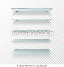 You can freely use this image ✓ for commercial use ✓ no attribution . Glass Shelves Transparent Wall Product Display Empty Store Shelving Glass Showcase Isolated Vector Set Glass Shelves Canstock