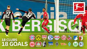 The season runs from august to may, and teams play each other both home and away to fulfil a total of 34 games. 18 Clubs 18 Goals The Best Goals By Every Bundesliga Team In 2020 21 So Far Youtube