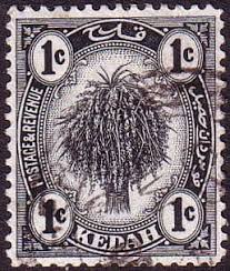 Check 'take charge' translations into malay. Malay State Of Kedah 1922 Sg 52 Sheaf Of Rice Fine Used