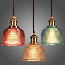 Cafe Multi Colours Glass Pendant Light