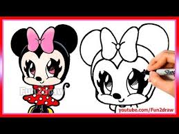 Find more coloring pages online for kids and adults of free minnie mouse disney s for girls eacc coloring pages to print. How To Draw Mickey Mouse Cute Easy And Color With Crayola Markers Youtube Mickey Mouse Drawings Cute Easy Drawings Mouse Drawing
